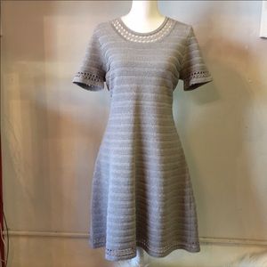Karl Lagerfeld Silver Knit Dress Re-Posh!